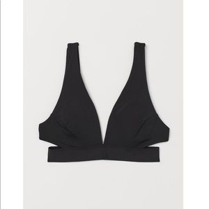 Padded triangle bikini top H&M